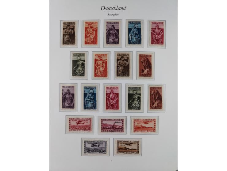 1920/59, postfrische und winzig ungebrauchte Sammlung, bis auf einige frühe kleine Werte komplett, dabei u.a. Mi.-Nr. 16I und