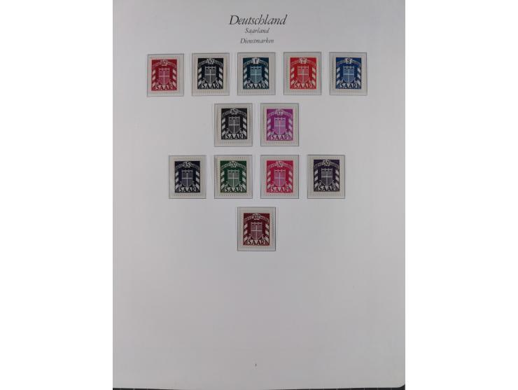 1920/59, postfrische und winzig ungebrauchte Sammlung, bis auf einige frühe kleine Werte komplett, dabei u.a. Mi.-Nr. 16I und