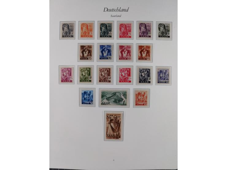 1920/59, postfrische und winzig ungebrauchte Sammlung, bis auf einige frühe kleine Werte komplett, dabei u.a. Mi.-Nr. 16I und