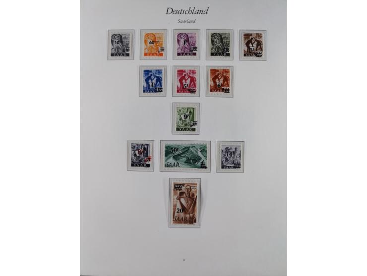 1920/59, postfrische und winzig ungebrauchte Sammlung, bis auf einige frühe kleine Werte komplett, dabei u.a. Mi.-Nr. 16I und