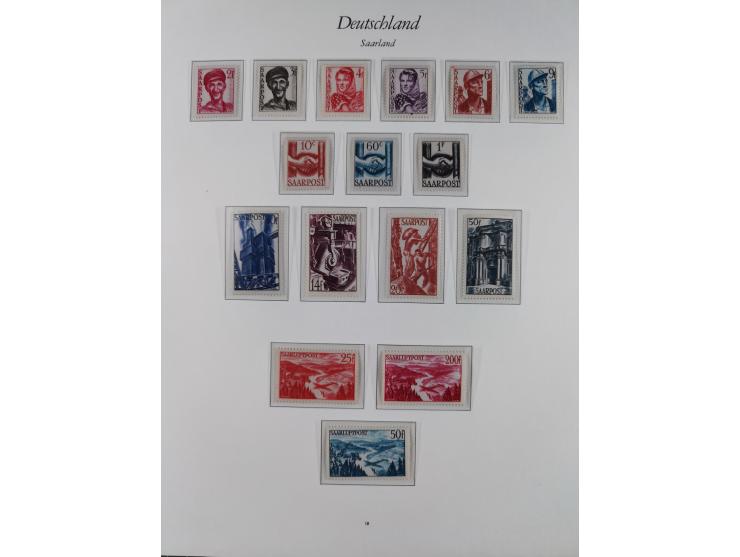 1920/59, postfrische und winzig ungebrauchte Sammlung, bis auf einige frühe kleine Werte komplett, dabei u.a. Mi.-Nr. 16I und