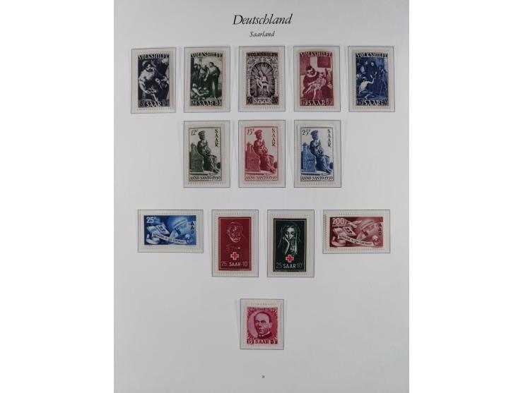 1920/59, postfrische und winzig ungebrauchte Sammlung, bis auf einige frühe kleine Werte komplett, dabei u.a. Mi.-Nr. 16I und