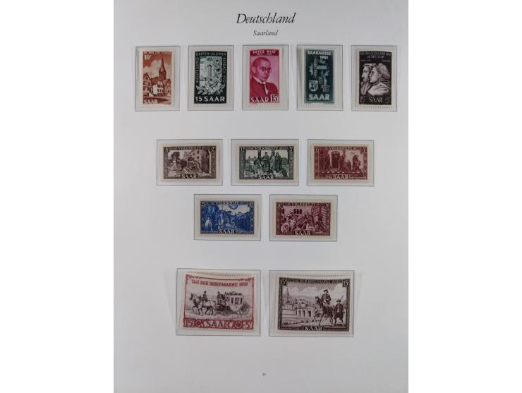 1920/59, postfrische und winzig ungebrauchte Sammlung, bis auf einige frühe kleine Werte komplett, dabei u.a. Mi.-Nr. 16I und