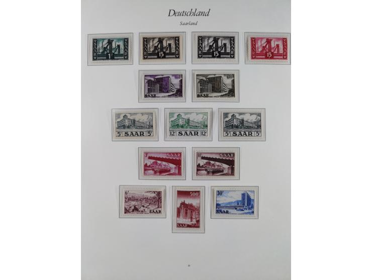 1920/59, postfrische und winzig ungebrauchte Sammlung, bis auf einige frühe kleine Werte komplett, dabei u.a. Mi.-Nr. 16I und