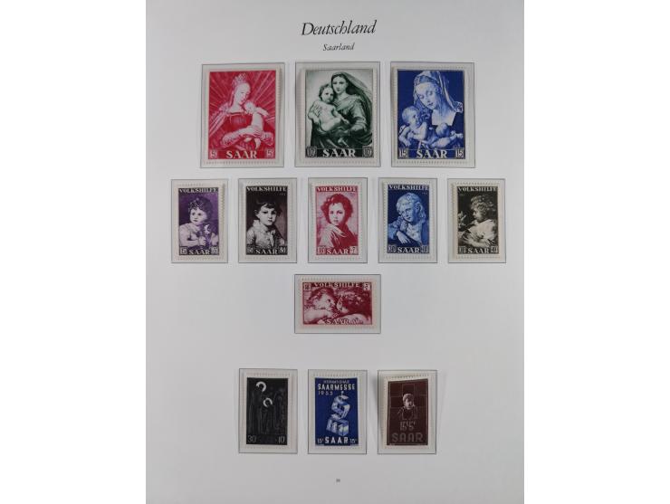 1920/59, postfrische und winzig ungebrauchte Sammlung, bis auf einige frühe kleine Werte komplett, dabei u.a. Mi.-Nr. 16I und