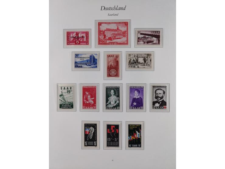 1920/59, postfrische und winzig ungebrauchte Sammlung, bis auf einige frühe kleine Werte komplett, dabei u.a. Mi.-Nr. 16I und