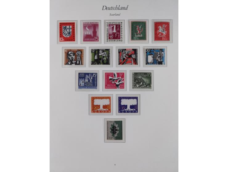 1920/59, postfrische und winzig ungebrauchte Sammlung, bis auf einige frühe kleine Werte komplett, dabei u.a. Mi.-Nr. 16I und