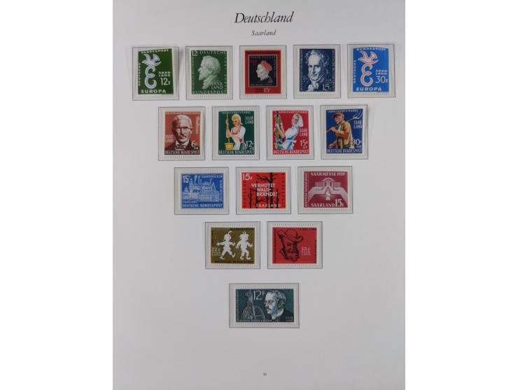 1920/59, postfrische und winzig ungebrauchte Sammlung, bis auf einige frühe kleine Werte komplett, dabei u.a. Mi.-Nr. 16I und