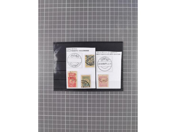 1870/1918, Postal History of Ottoman Iraq including four covers with cancellations of Kerbela, Bagdad and Nedjef Echref, on s