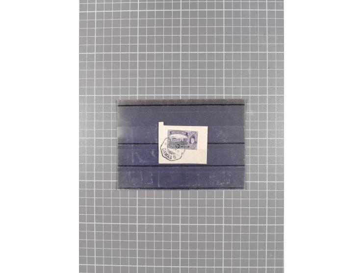 1856/1918, Postal History of Ottoman Syria (7), including prefilatelic cover Alep, Tatar post document with cancellations of 