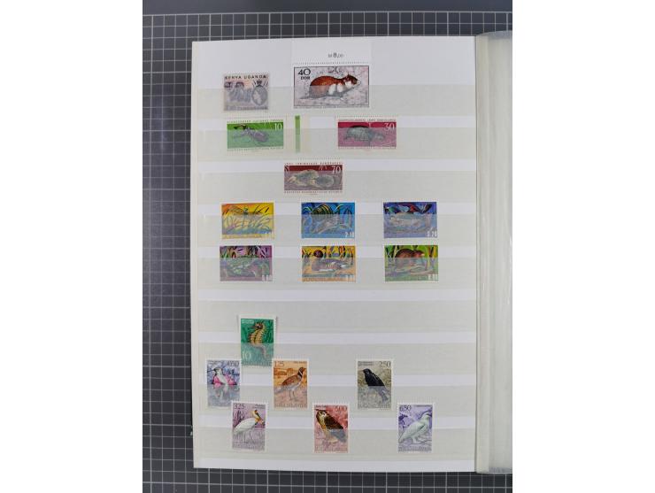 FAUNA: 1940/90 (ca.), collection in album starting with Western Australia Swans, many animal series from Lebanon and Turkey, 