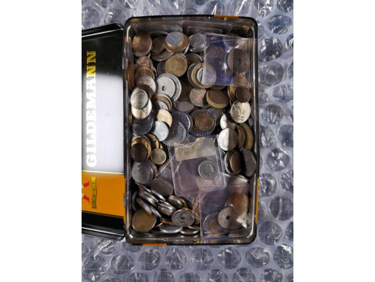 ALLE WELT: 1876/1986 ca., bunte Mischung Umlaufmünzen, ca. 4,2 kg