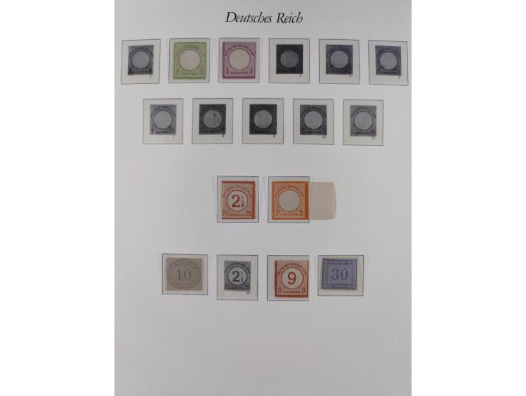 1872/1932, fast ausschließlich postfrische Sammlung ab einem schönen Brustschilde Teil mit etlichen postfrischen Werten, dabe