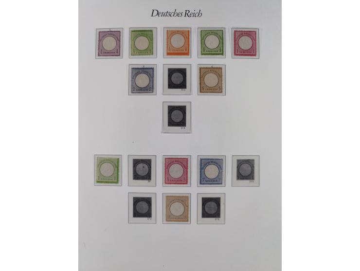 1872/1932, fast ausschließlich postfrische Sammlung ab einem schönen Brustschilde Teil mit etlichen postfrischen Werten, dabe