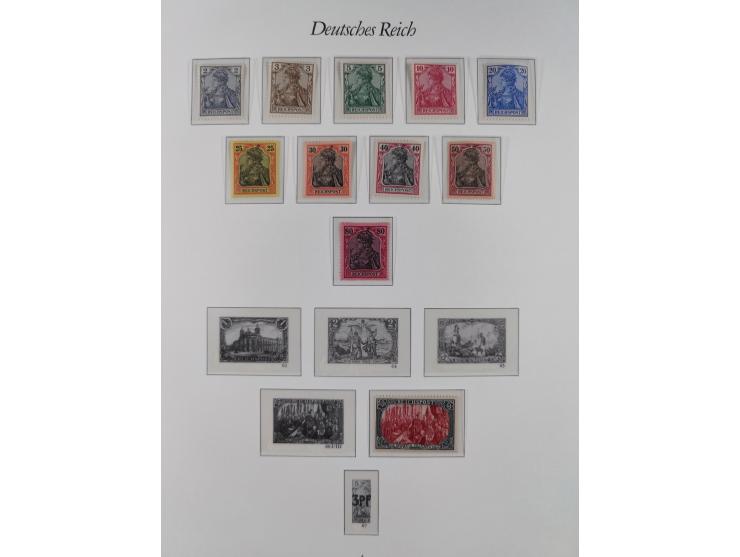 1872/1932, fast ausschließlich postfrische Sammlung ab einem schönen Brustschilde Teil mit etlichen postfrischen Werten, dabe