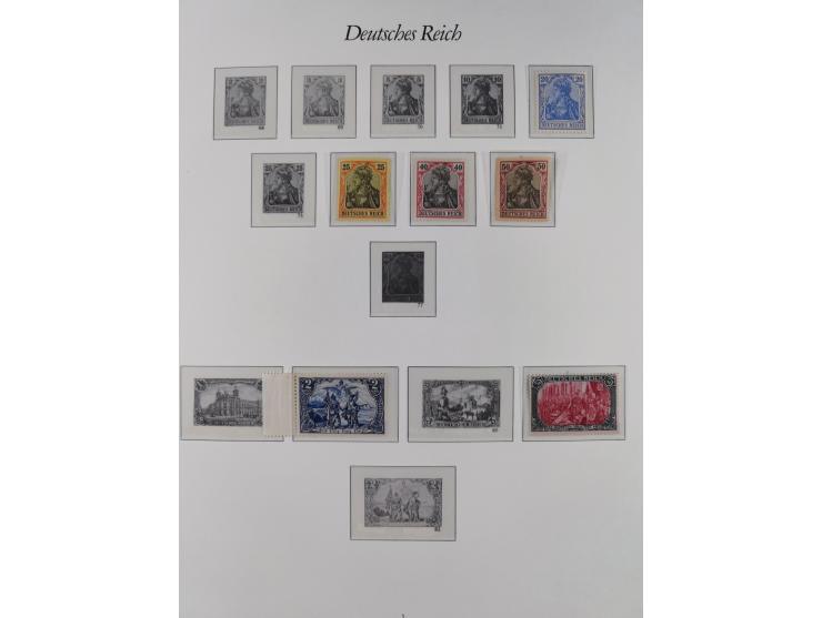 1872/1932, fast ausschließlich postfrische Sammlung ab einem schönen Brustschilde Teil mit etlichen postfrischen Werten, dabe