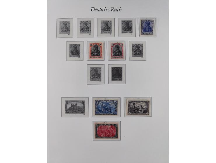 1872/1932, fast ausschließlich postfrische Sammlung ab einem schönen Brustschilde Teil mit etlichen postfrischen Werten, dabe