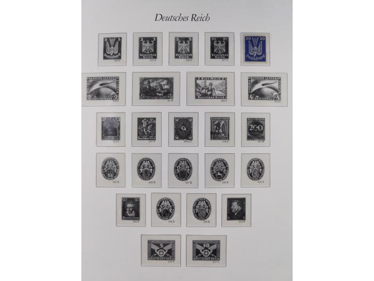 1872/1932, fast ausschließlich postfrische Sammlung ab einem schönen Brustschilde Teil mit etlichen postfrischen Werten, dabe