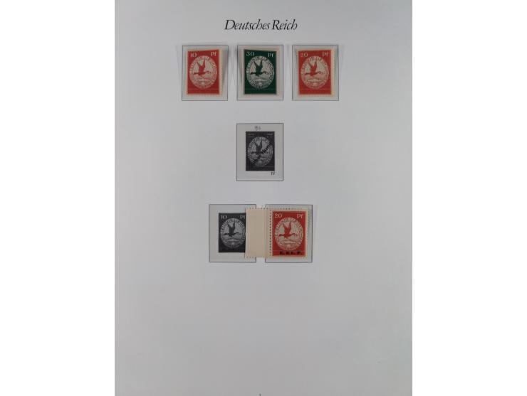 1872/1932, fast ausschließlich postfrische Sammlung ab einem schönen Brustschilde Teil mit etlichen postfrischen Werten, dabe