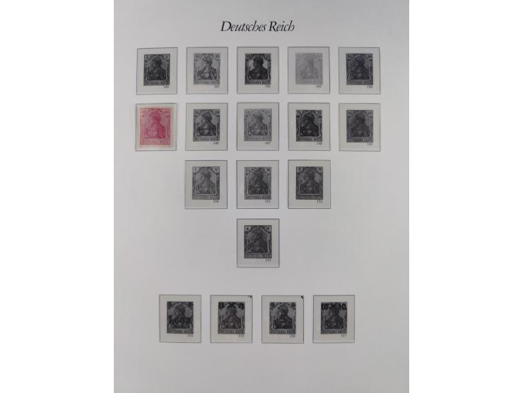 1872/1932, fast ausschließlich postfrische Sammlung ab einem schönen Brustschilde Teil mit etlichen postfrischen Werten, dabe