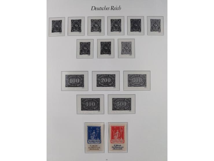 1872/1932, fast ausschließlich postfrische Sammlung ab einem schönen Brustschilde Teil mit etlichen postfrischen Werten, dabe