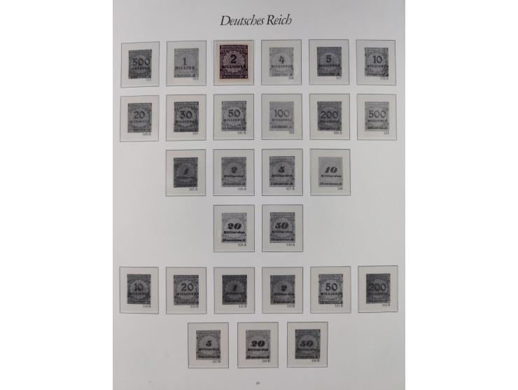 1872/1932, fast ausschließlich postfrische Sammlung ab einem schönen Brustschilde Teil mit etlichen postfrischen Werten, dabe