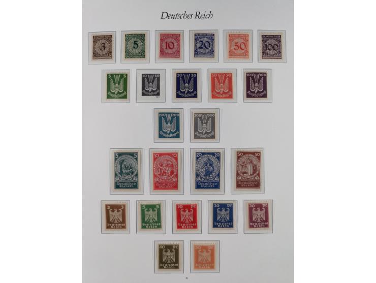 1872/1932, fast ausschließlich postfrische Sammlung ab einem schönen Brustschilde Teil mit etlichen postfrischen Werten, dabe