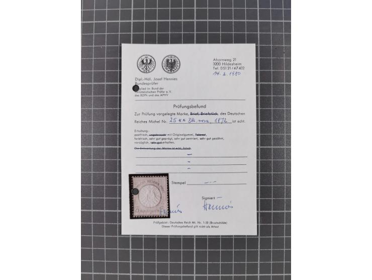 1872/1932, fast ausschließlich postfrische Sammlung ab einem schönen Brustschilde Teil mit etlichen postfrischen Werten, dabe