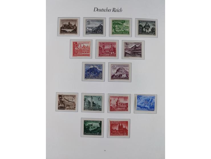 1933/45, meist postfrische und etwas ungebrauchte, in den Hauptnummern komplette Sammlung inkl. Block 2-11, Chicagofahrt, Hin