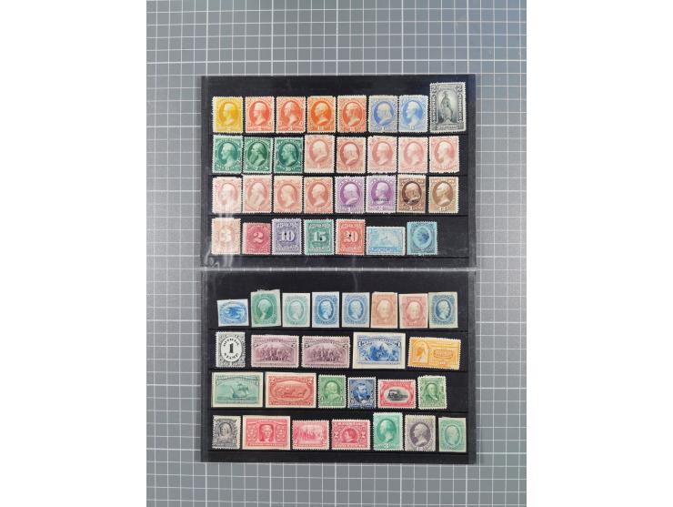 1860/1950, interesting holding in envelope, unused, incl. better values and varieties, officials, BoB with Specimen, few Port