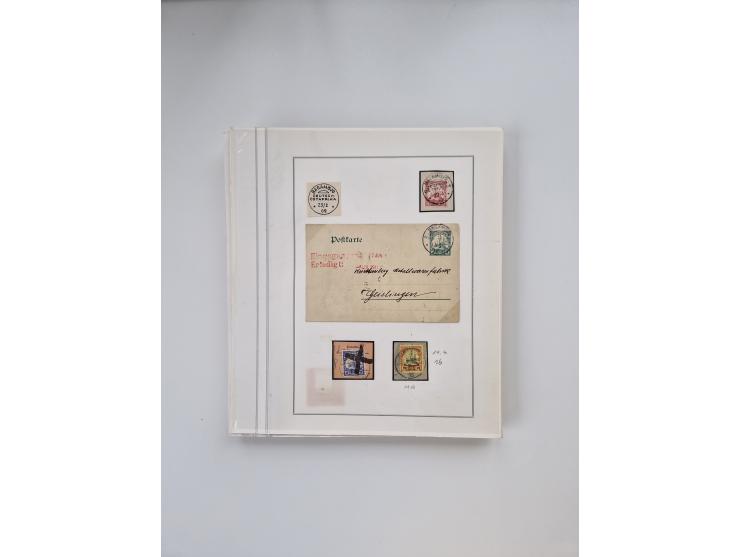 AMANI bis WUGIRI, Stempelsammlung auf Marken, Briefstücken und rund 65 Briefen und Karten, fast ausschließlich Bedarfspost, d