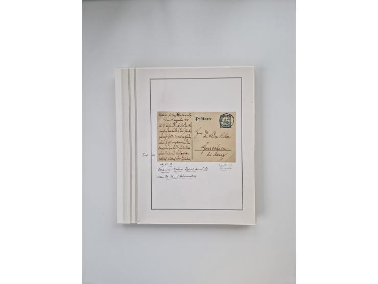 AMANI bis WUGIRI, Stempelsammlung auf Marken, Briefstücken und rund 65 Briefen und Karten, fast ausschließlich Bedarfspost, d