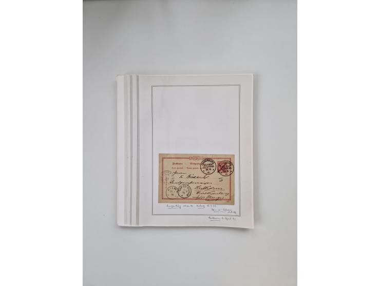 AMANI bis WUGIRI, Stempelsammlung auf Marken, Briefstücken und rund 65 Briefen und Karten, fast ausschließlich Bedarfspost, d