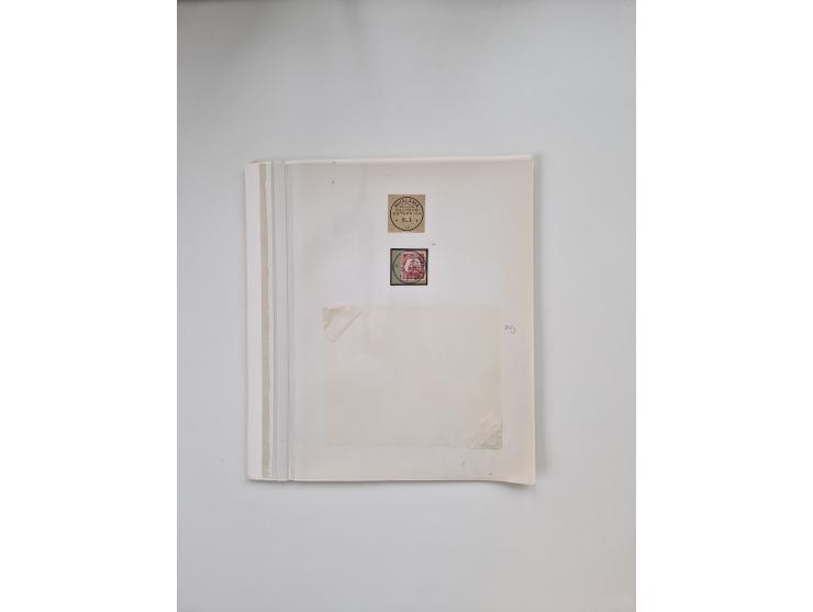 AMANI bis WUGIRI, Stempelsammlung auf Marken, Briefstücken und rund 65 Briefen und Karten, fast ausschließlich Bedarfspost, d