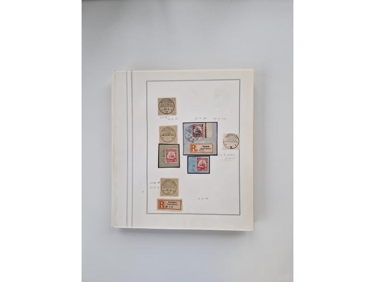 AMANI bis WUGIRI, Stempelsammlung auf Marken, Briefstücken und rund 65 Briefen und Karten, fast ausschließlich Bedarfspost, d