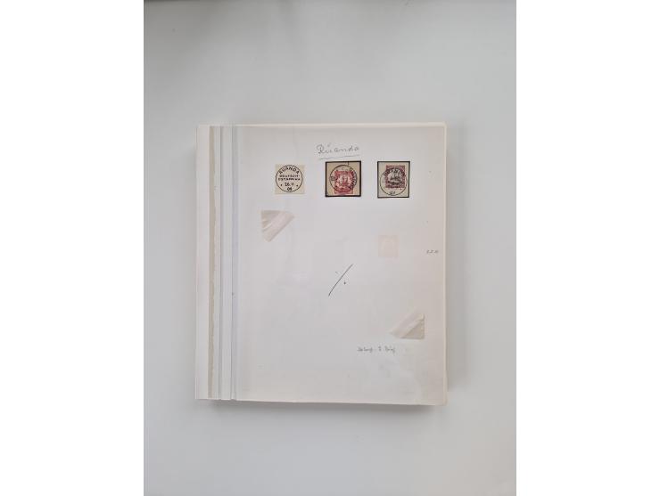 AMANI bis WUGIRI, Stempelsammlung auf Marken, Briefstücken und rund 65 Briefen und Karten, fast ausschließlich Bedarfspost, d