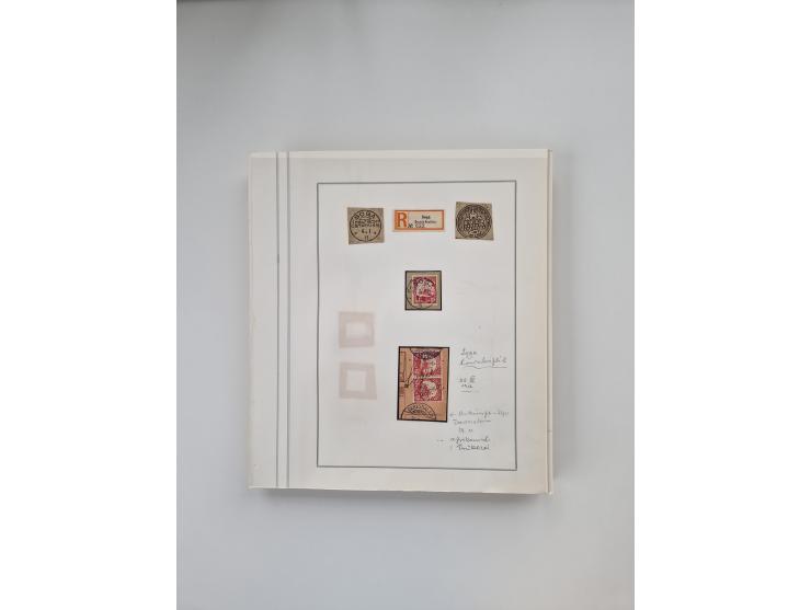 AMANI bis WUGIRI, Stempelsammlung auf Marken, Briefstücken und rund 65 Briefen und Karten, fast ausschließlich Bedarfspost, d