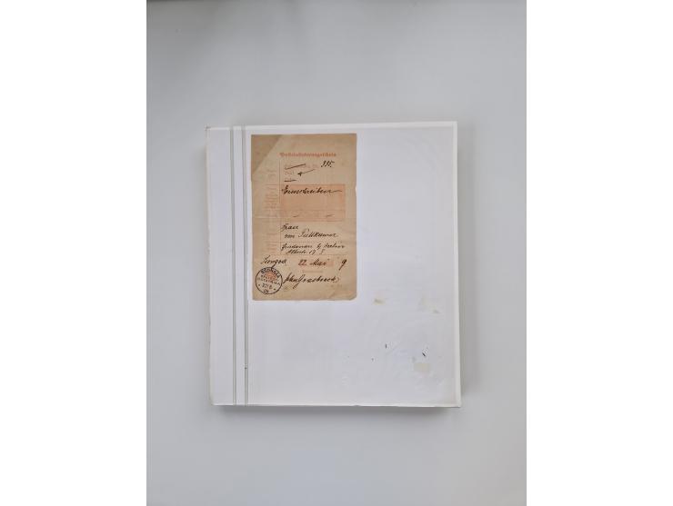 AMANI bis WUGIRI, Stempelsammlung auf Marken, Briefstücken und rund 65 Briefen und Karten, fast ausschließlich Bedarfspost, d