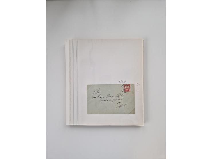 AMANI bis WUGIRI, Stempelsammlung auf Marken, Briefstücken und rund 65 Briefen und Karten, fast ausschließlich Bedarfspost, d