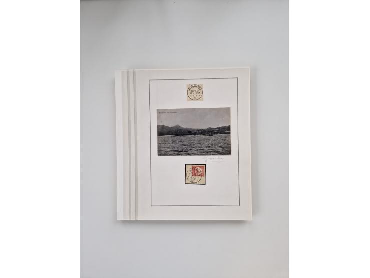 AMANI bis WUGIRI, Stempelsammlung auf Marken, Briefstücken und rund 65 Briefen und Karten, fast ausschließlich Bedarfspost, d