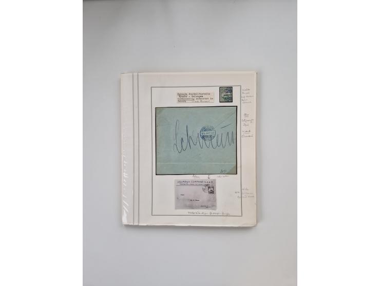 AMANI bis WUGIRI, Stempelsammlung auf Marken, Briefstücken und rund 65 Briefen und Karten, fast ausschließlich Bedarfspost, d