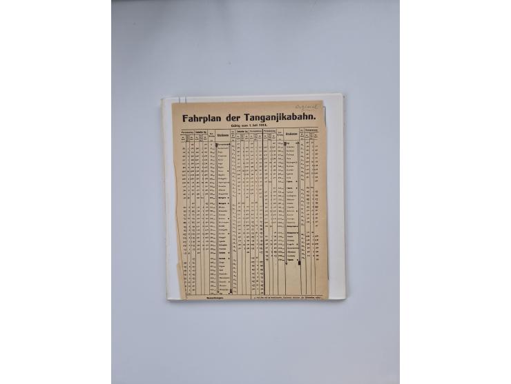 AMANI bis WUGIRI, Stempelsammlung auf Marken, Briefstücken und rund 65 Briefen und Karten, fast ausschließlich Bedarfspost, d