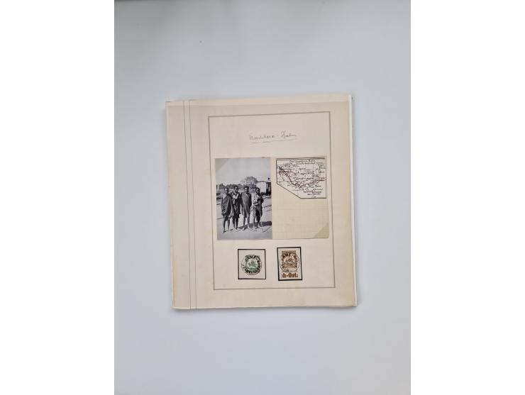 AMANI bis WUGIRI, Stempelsammlung auf Marken, Briefstücken und rund 65 Briefen und Karten, fast ausschließlich Bedarfspost, d