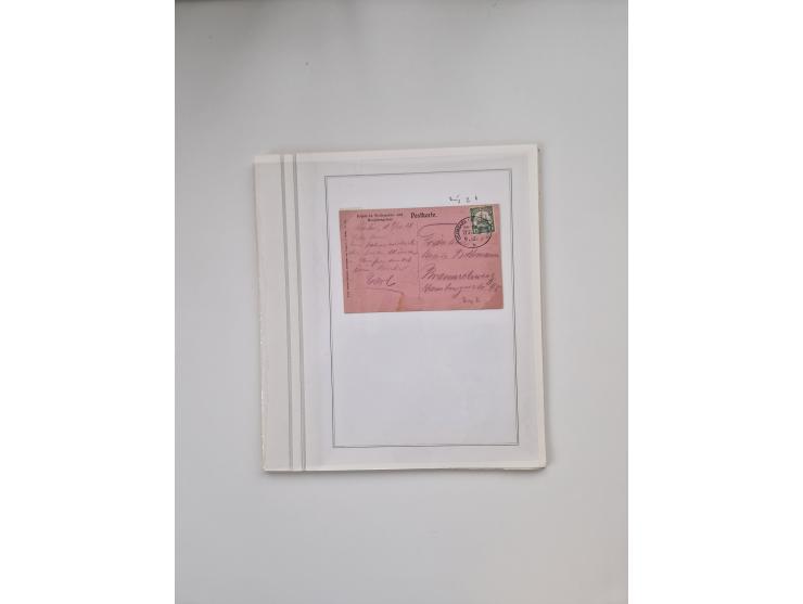 AMANI bis WUGIRI, Stempelsammlung auf Marken, Briefstücken und rund 65 Briefen und Karten, fast ausschließlich Bedarfspost, d