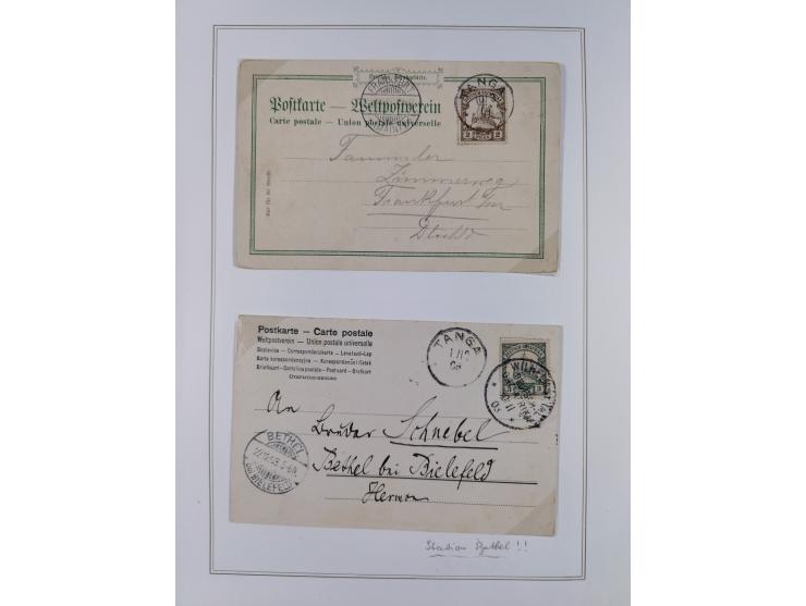 EIGENE AUSGABEN: 1893/1916, postfrische,ungebrauchte und gestempelte Sammlung mit Marken, Einheiten, Briefstücken und rund 30