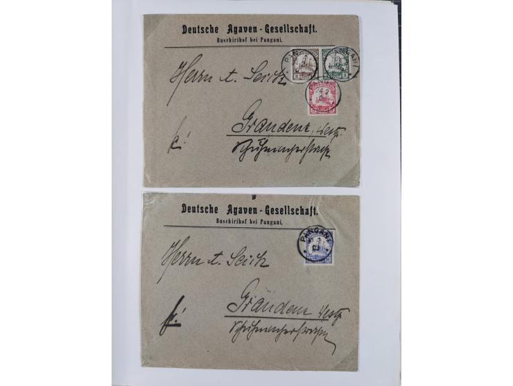 EIGENE AUSGABEN: 1893/1916, postfrische,ungebrauchte und gestempelte Sammlung mit Marken, Einheiten, Briefstücken und rund 30