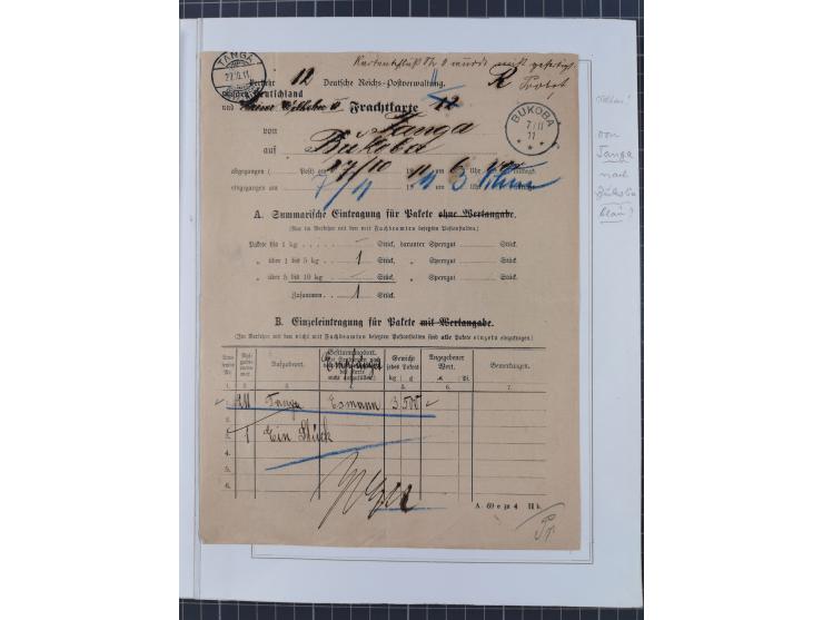 EIGENE AUSGABEN: 1893/1916, postfrische,ungebrauchte und gestempelte Sammlung mit Marken, Einheiten, Briefstücken und rund 30