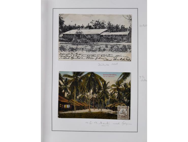 EIGENE AUSGABEN: 1893/1916, postfrische,ungebrauchte und gestempelte Sammlung mit Marken, Einheiten, Briefstücken und rund 30