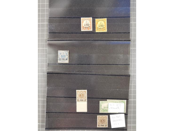 EIGENE AUSGABEN: 1893/1916, postfrische,ungebrauchte und gestempelte Sammlung mit Marken, Einheiten, Briefstücken und rund 30
