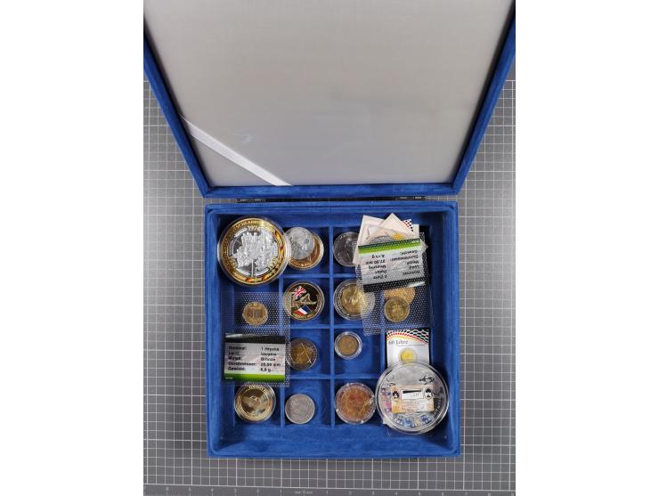 DEUTSCHLAND 1821/1990 ca., etwas Altdeutsche Staaten, DDR 5 und 10 Markstücke, teils bessere, zudem etwas alle Welt und Medai